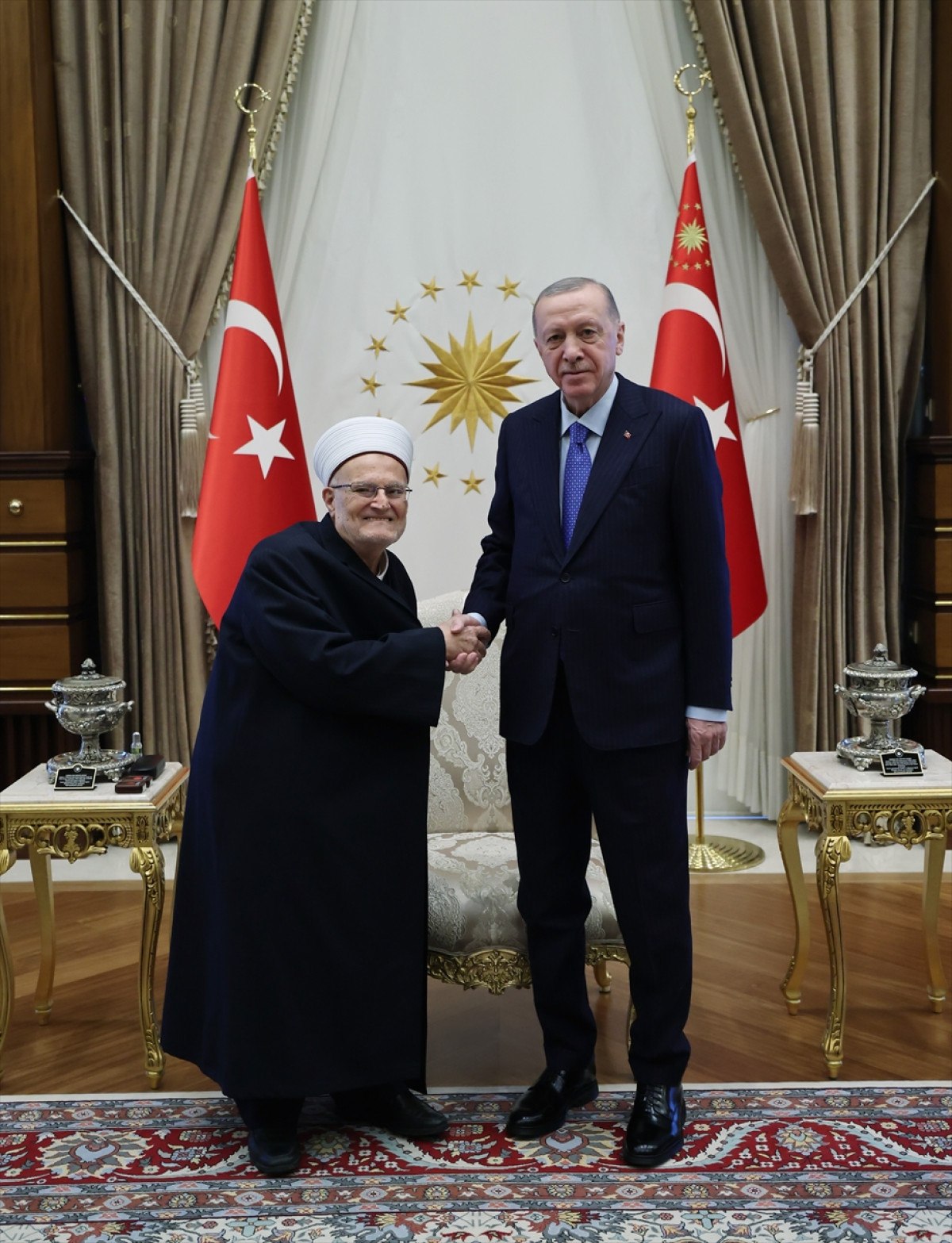 cumhurbaskani erdogan mescid i aksa imam hatibi sabri ile gorustu 1 tg47aJAZ