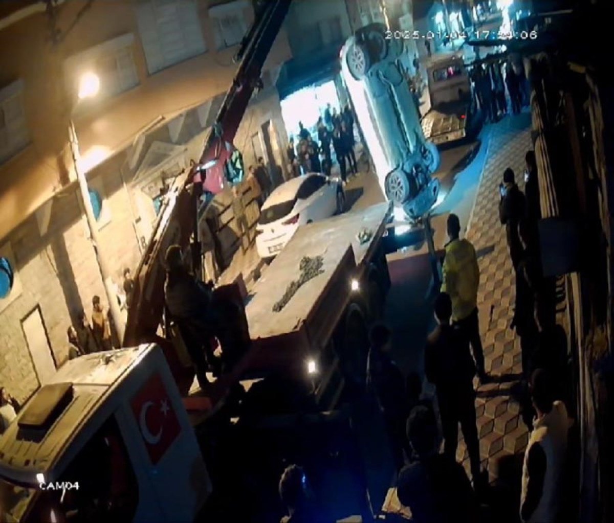 hatayda korkutan trafik kazasi kamerada 2 Fi46E3IY