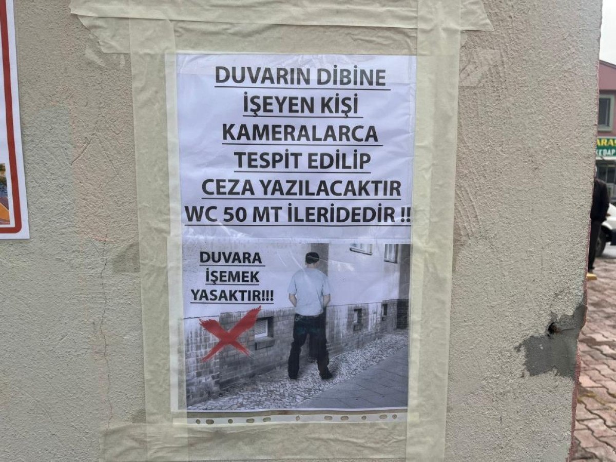 kayseride is yerine duvarlar tuvalet degildir afisini asti 1 Plsz2utt