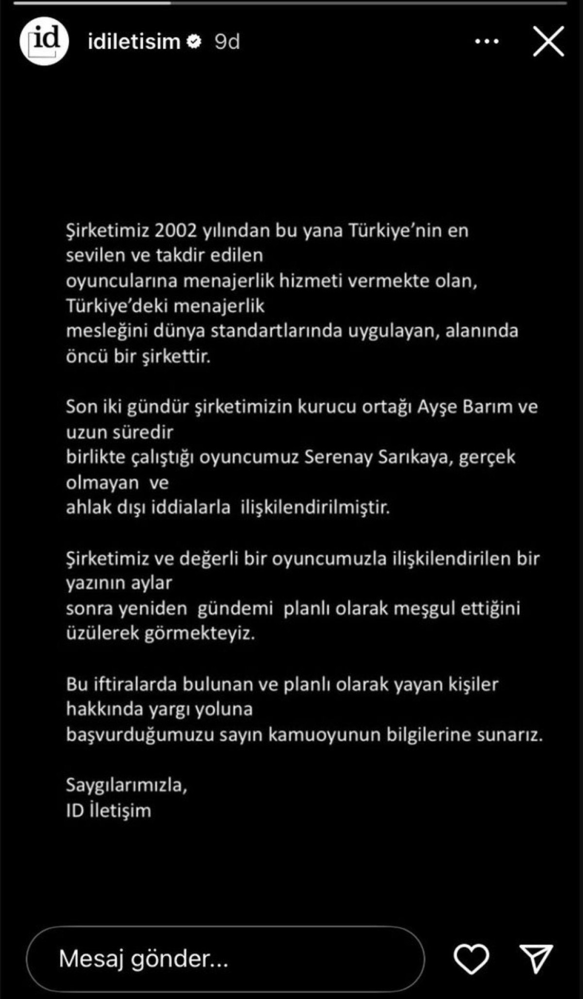 serenay sarikaya ve menajeri hakkindaki skandal iddialar ortaya atilmisti unlu isimlerden tepki yagdi 2