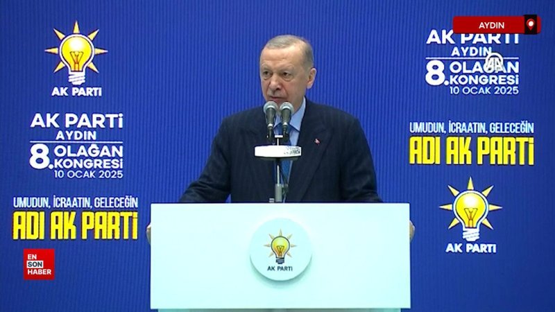 Cumhurbaşkanı Erdoğan, AK Parti Aydın İl Kongresi'nde 9 cumhurbaskani erdogan ak parti aydin il kongresinde rKD4vuRK