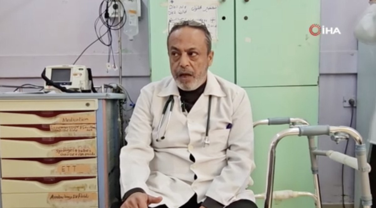 israil saldirilarinda bacagini kaybeden doktor hastahanede calismayi surduruyor 1 T2lHpXU9