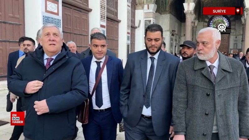 İtalya Dışişleri Bakanı Antonio Tajani Emevi Camii'ni ziyaret etti 1 italya disisleri bakani antonio tajani emevi camiini ziyaret etti 9dVWqDrX